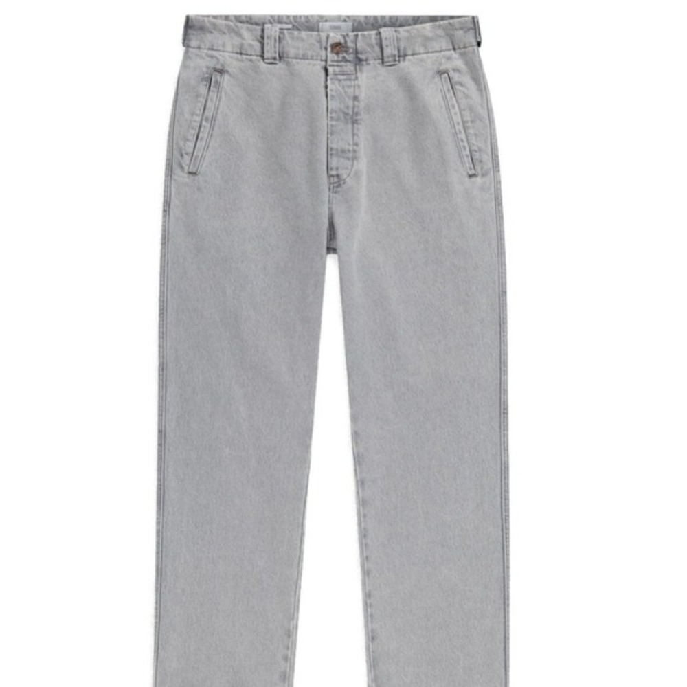 Closed Belfast Wide Leg Jeans in Light Grey Mens Size 30 x 28 - Picture 2 of 14